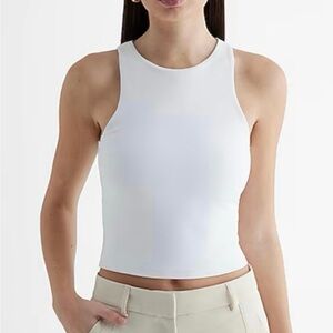 Express Body Contour High Neck Cropped Tank
